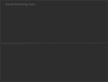 Tablet Screenshot of bankchecking.com